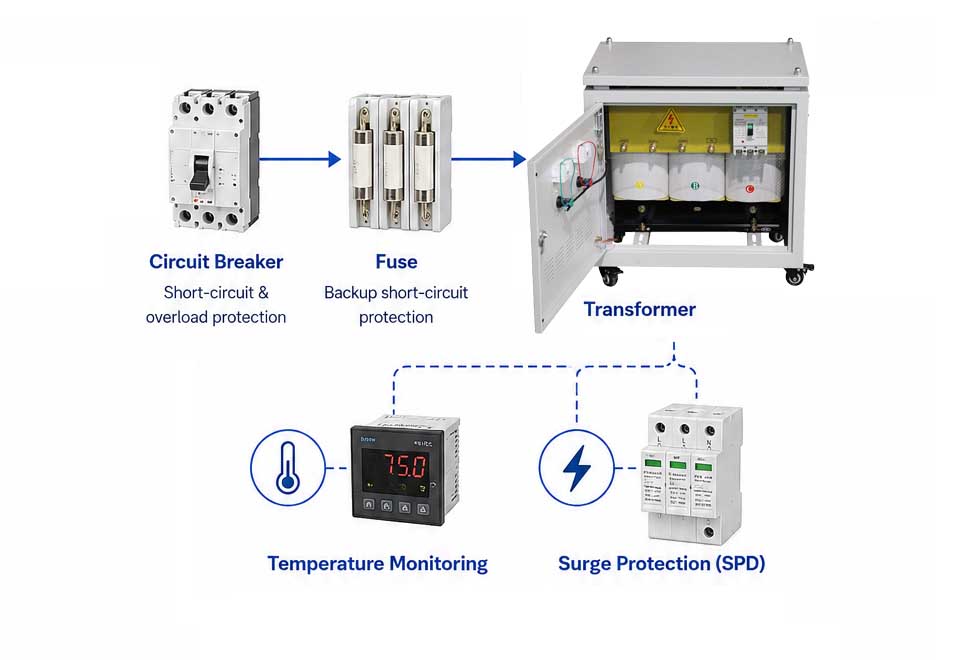 Control cabinet equipment protection application
