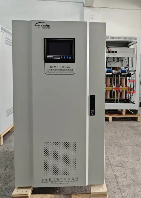 100KVA 440V تثبیتکننده ولتاژ صنعتی رگولاتور ولتاژ 3 فاز از نوع سروو
