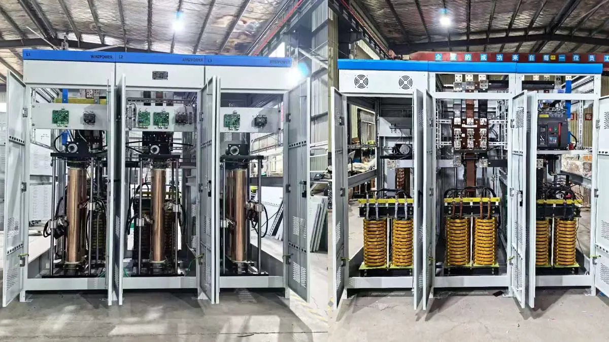 1000KVA voltage stabilizer manufacturing and factory inspection