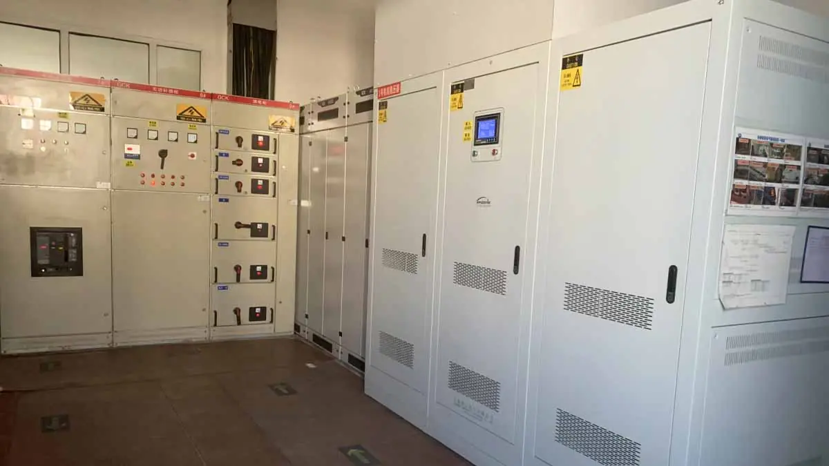1250KVA voltage stabilizer installed on site