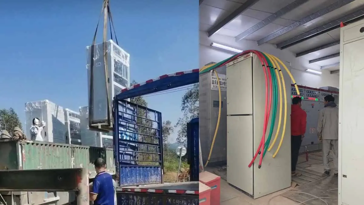 Hoisting and wiring installation process