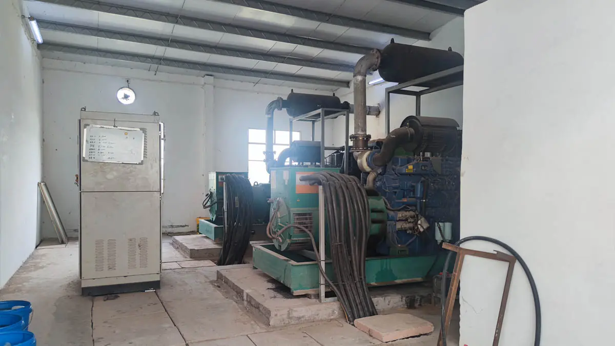 Site condition before voltage stabilizer installation
