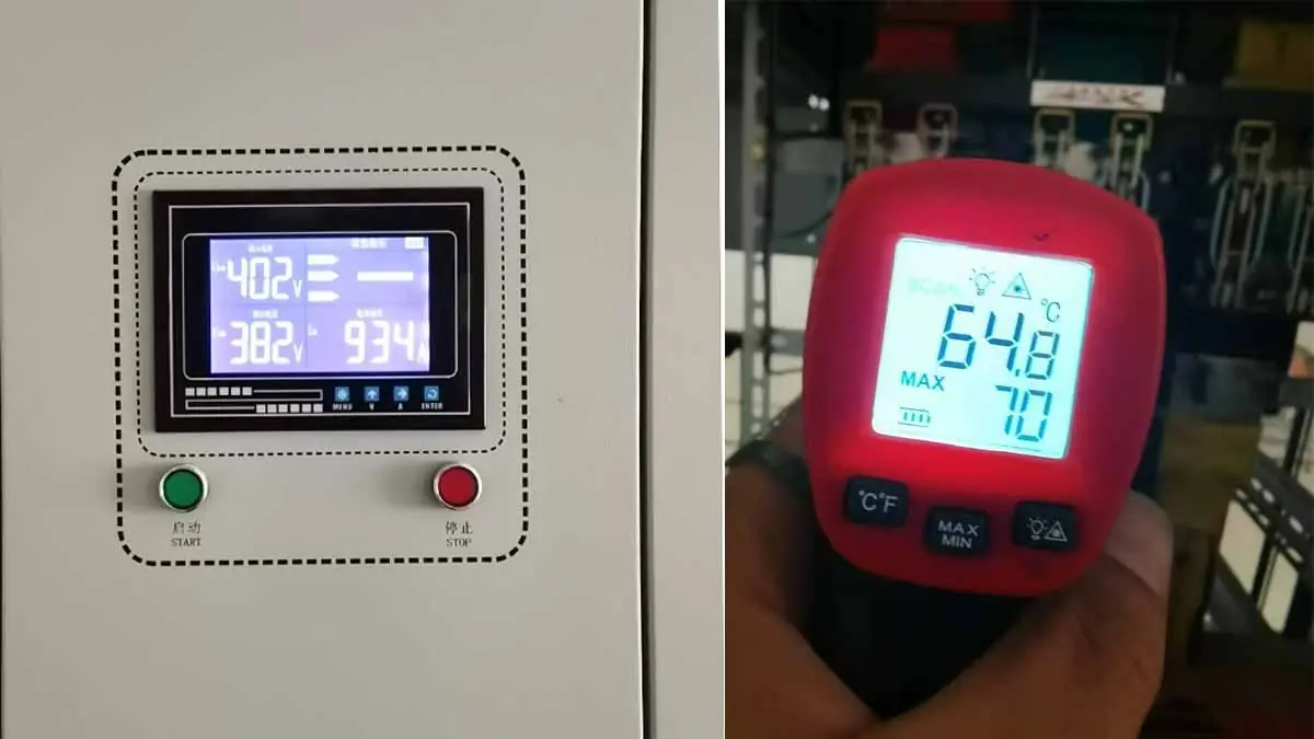 Photo 4: Temperature check