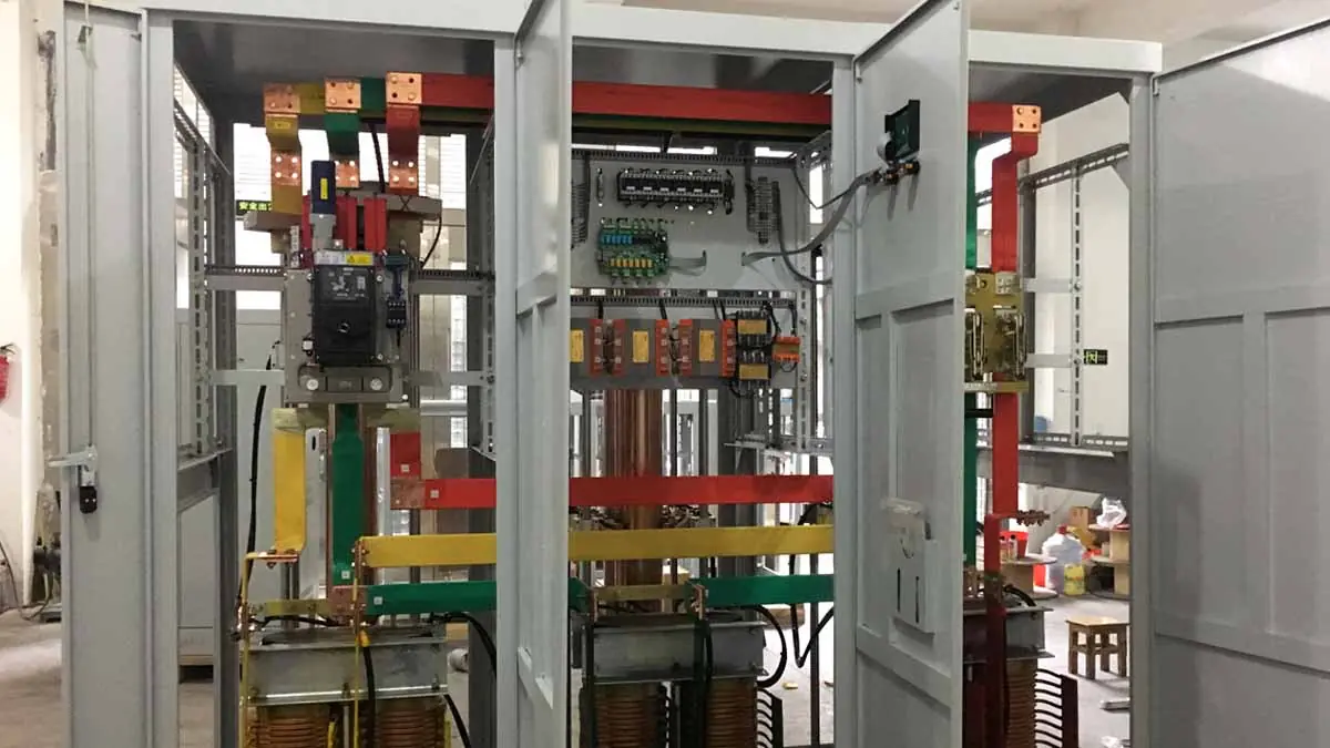 1600kVA 690V voltage stabilizer copper busbar inspection