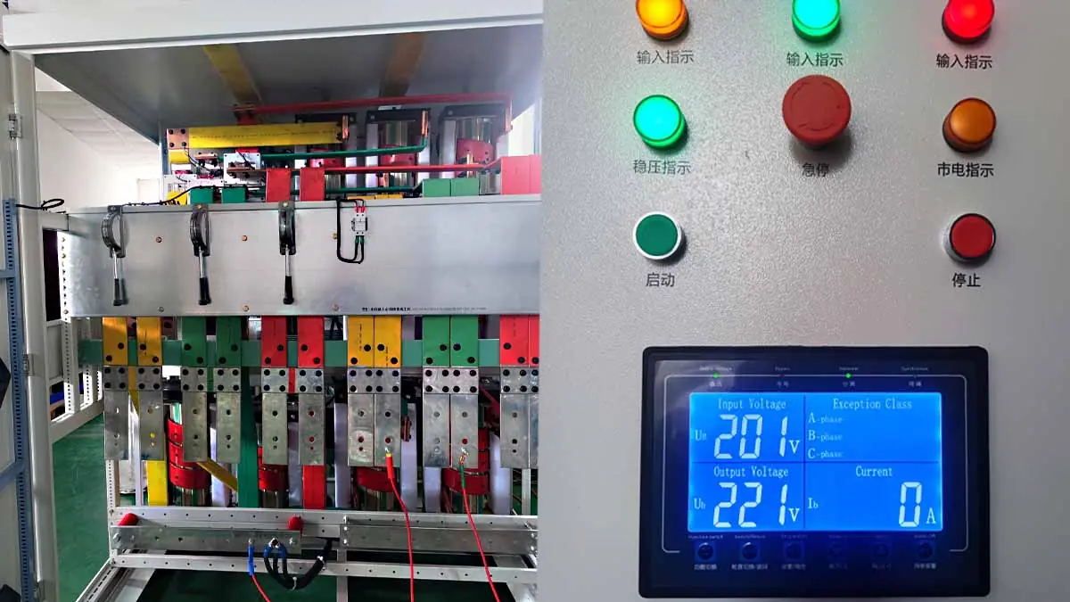 Factory commissioning low voltage range test