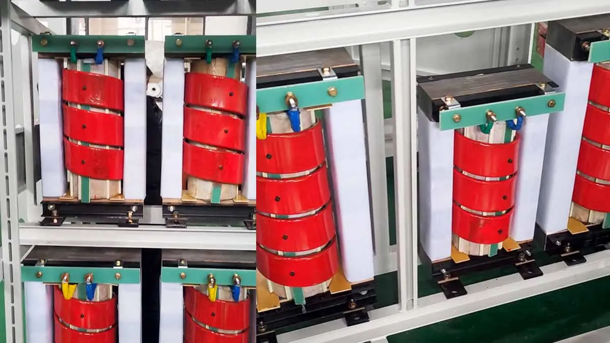 Transformer assembly of static voltage stabilizer