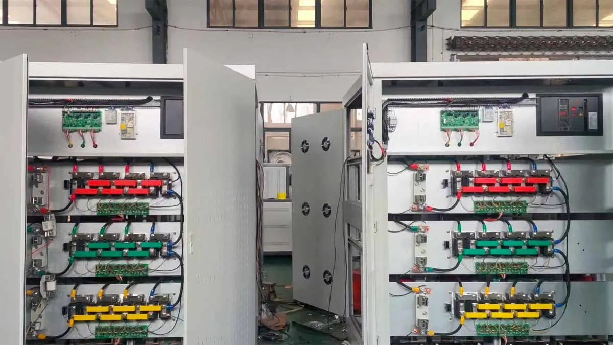 Two 1000KVA static voltage stabilizers factory commissioning completed