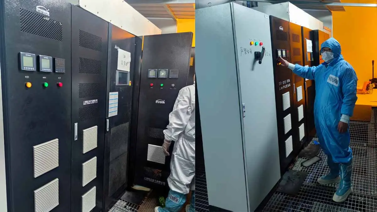 Voltage stabilizer and UPS cabinet integration testing