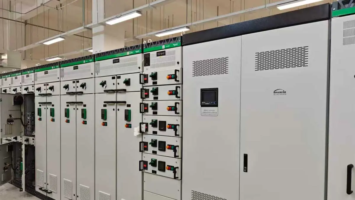 Schneider BlokSeT LV switchgear integrated with Winzele 800KVA voltage stabilization system for industrial power stability