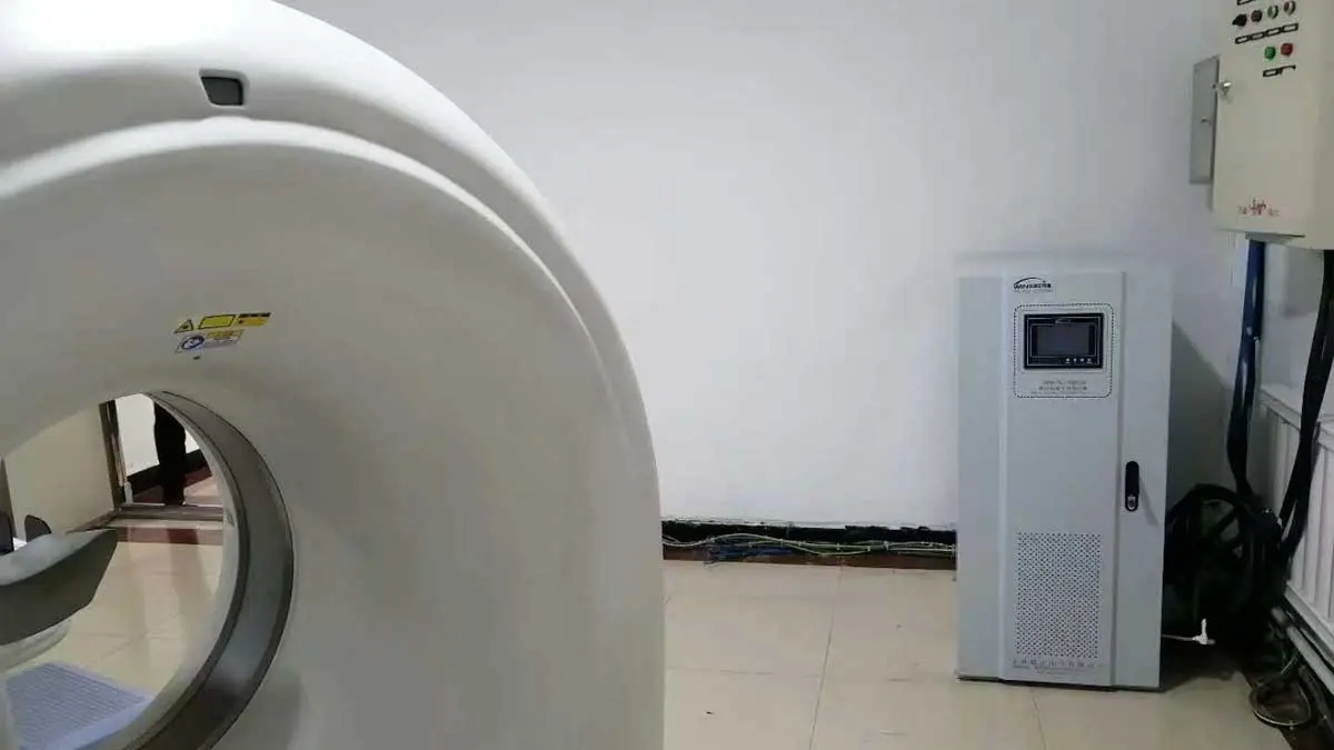 Installation environment of GE dual-slice CT scanner and Winzele voltage stabilizer