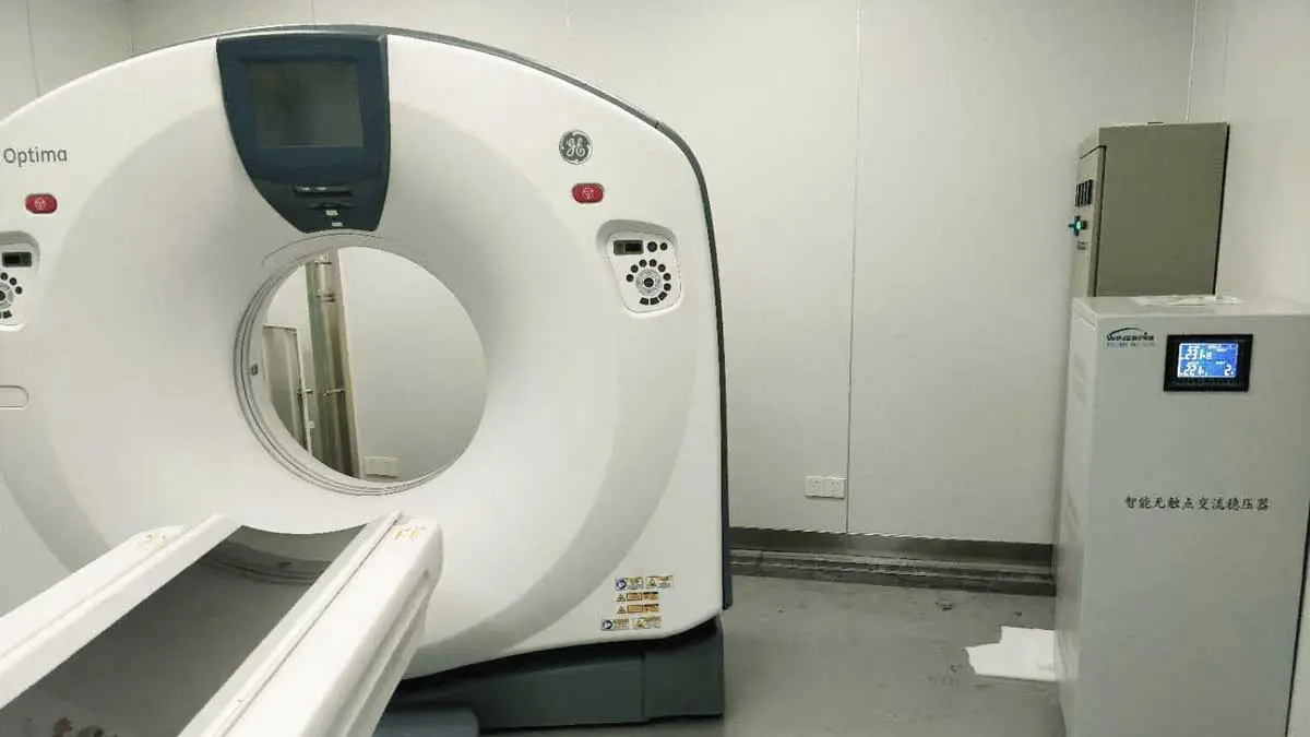 GE Optima CT680 installation site