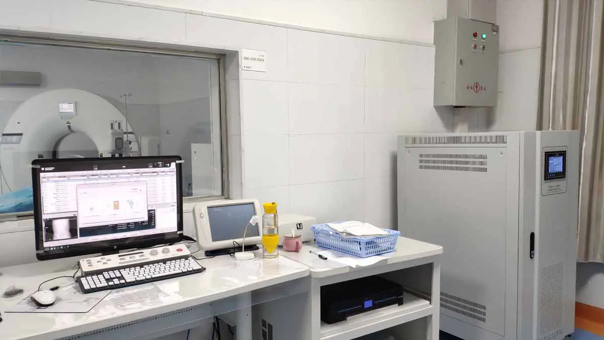 United Imaging CT with 100kVA Winzele voltage stabilizer on-site application