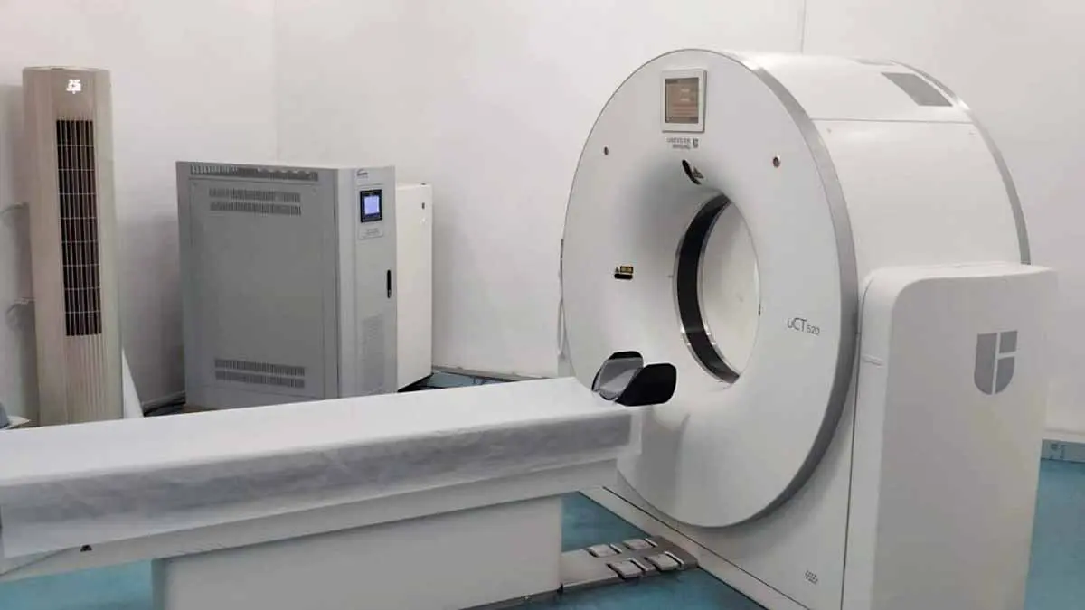 Installation environment of United Imaging uCT 520 medical imaging equipment with Winzele voltage stabilizer