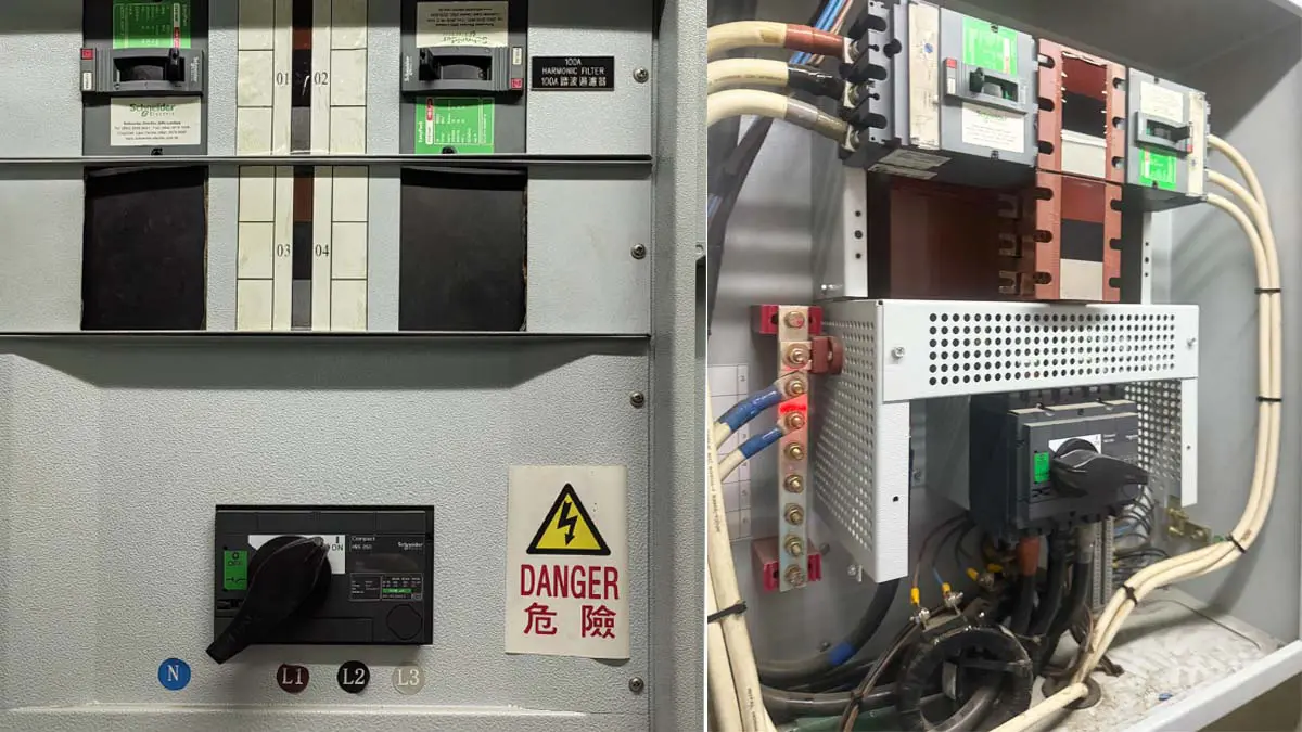 Incoming switch and installation position verification before the retrofit