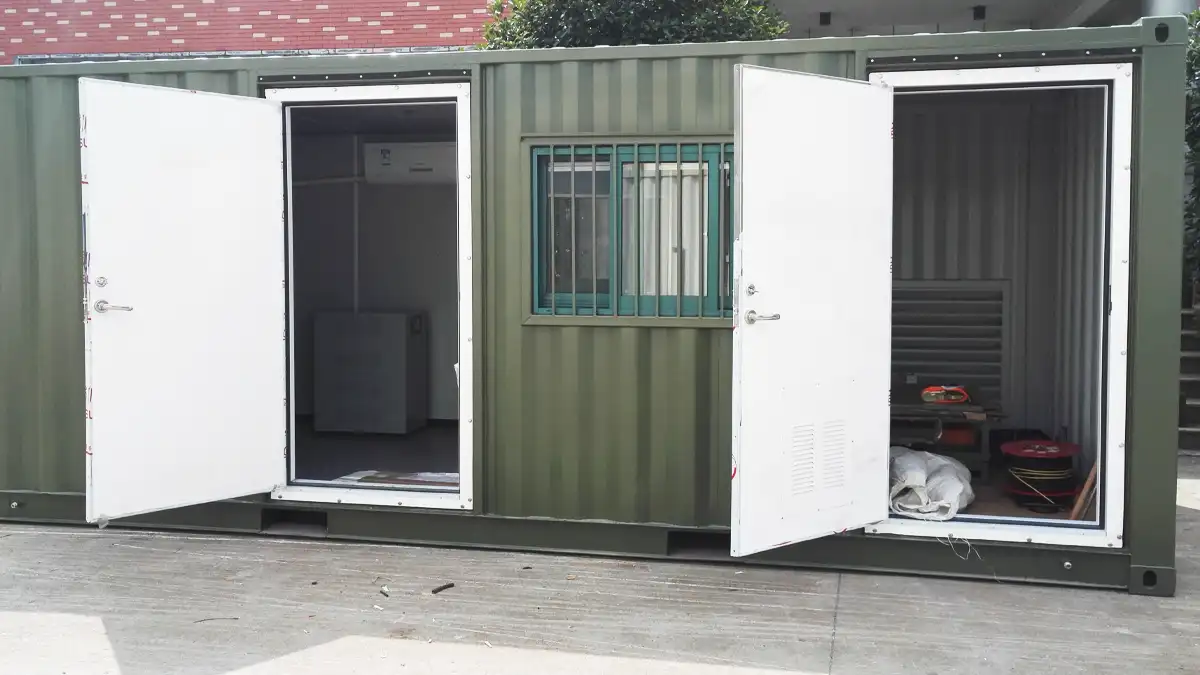 SCR static voltage stabilizer application in mobile satellite communication containerized power system
