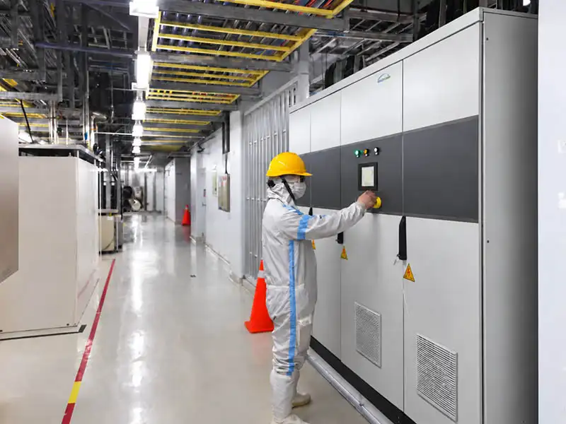 500 kVA 400 V Dynamic Voltage Restorer installed for wafer and semiconductor testing equipment in Shanghai