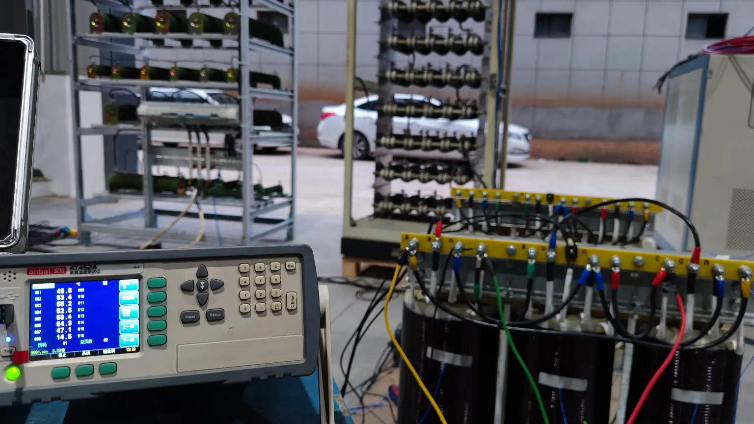 Electrical testing and quality control at Winzele factory