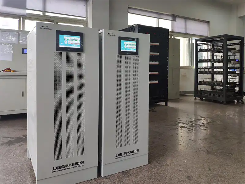 SCR static voltage stabilizer factory load testing