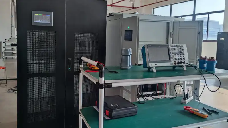 Grid simulation capability testing system diagram