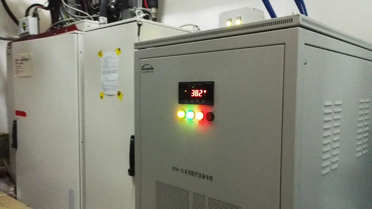 GE SIGNA 1.5T MRI voltage stabilization application reference