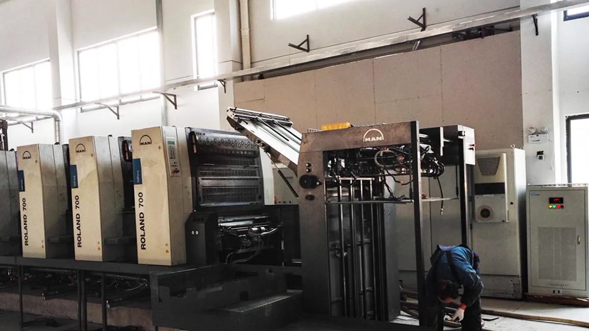 Manroland Roland 700 printing machine voltage stabilization project