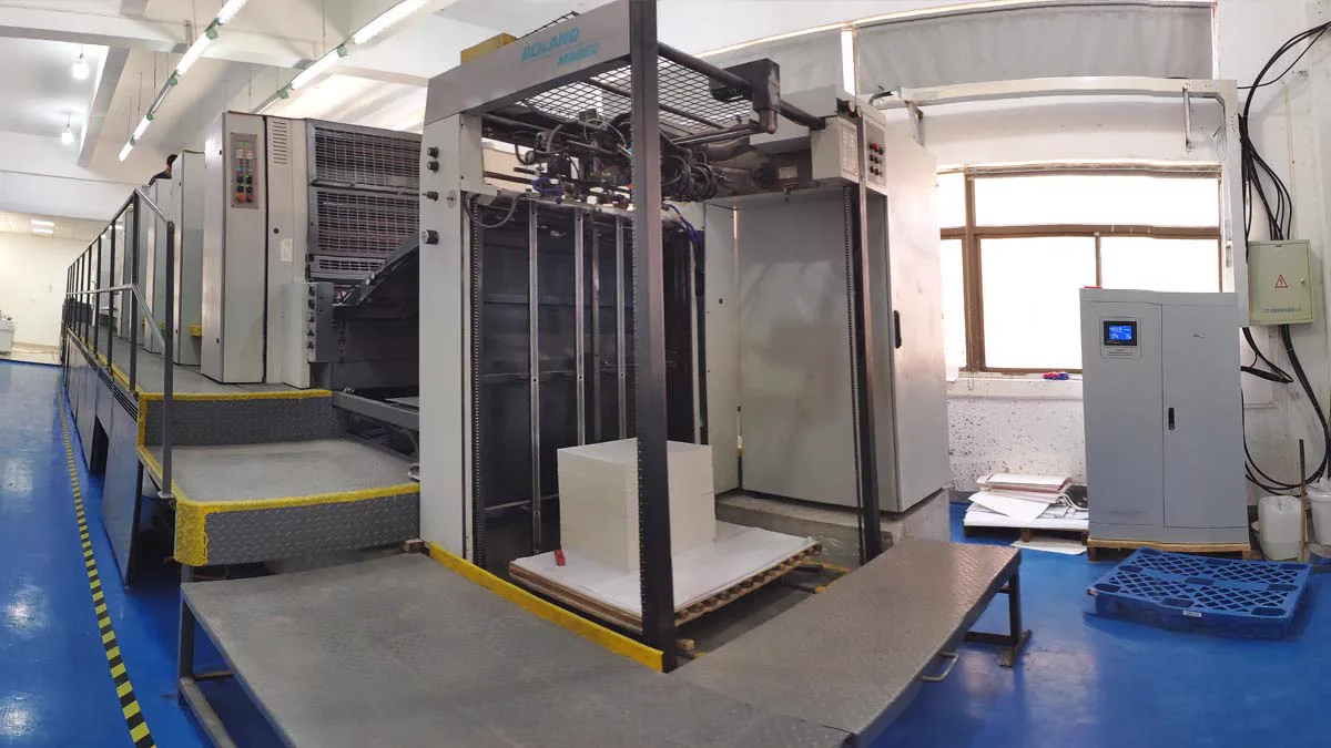 Roland offset printing machine voltage stabilizer installation case