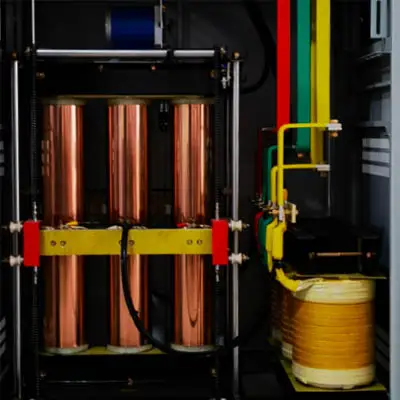 SBW copper-column regulating units and wound transformer assembly