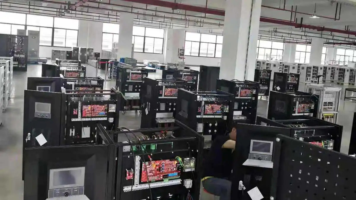 WVFP system assembly with modular power units and control components